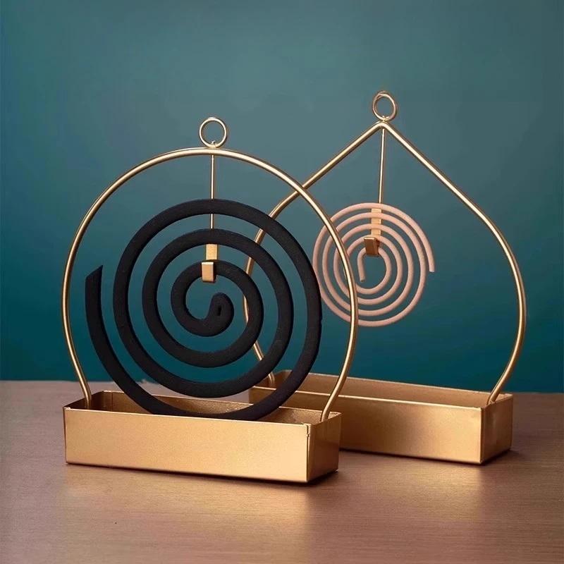 Incense Holder - 1 szt. Podstawka na spirale przeciw