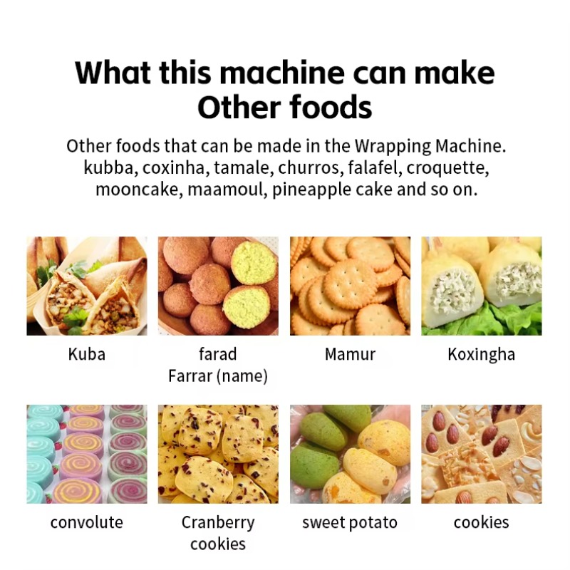 Japanese Snacks - Maszyna do formowania maamoul, maszyna do