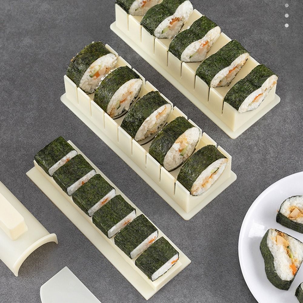 Sushi Making Kit - 3 szt./zestaw Plastikowy zestaw do robienia