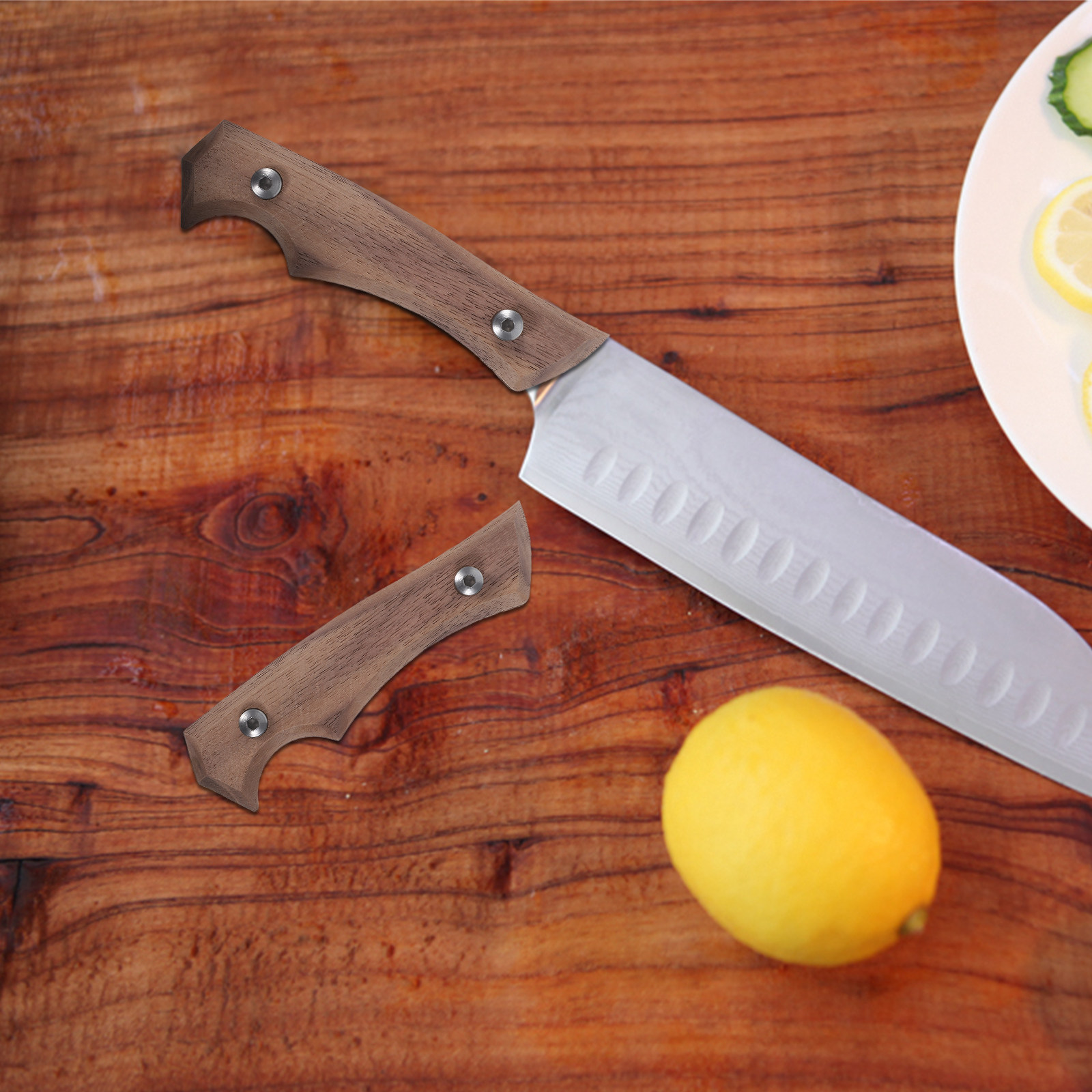 Japanese Knife - Wysokiej jakości drewniana rękojeść do noża,
