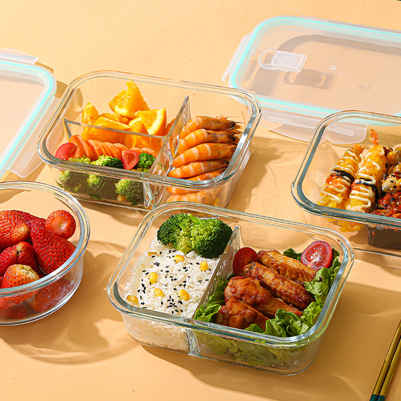 Bento Box - Szklany pojemnik do przechowywania świeżej żywności,