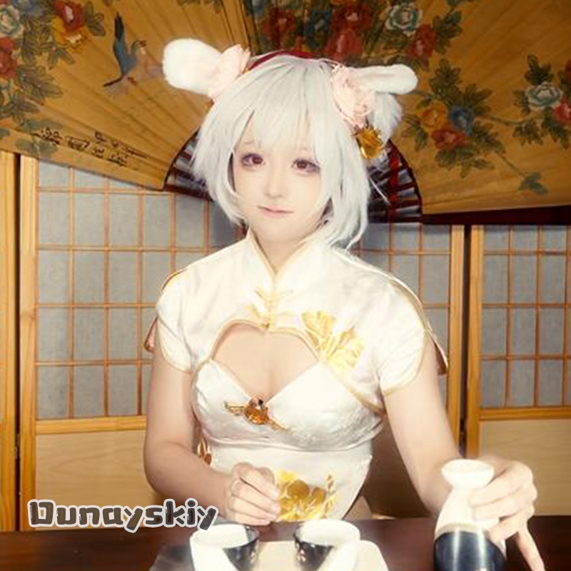 Japanese Fan - Yumekiri*/Azur Lane Laffey Noworoczna Sukienka Qipao