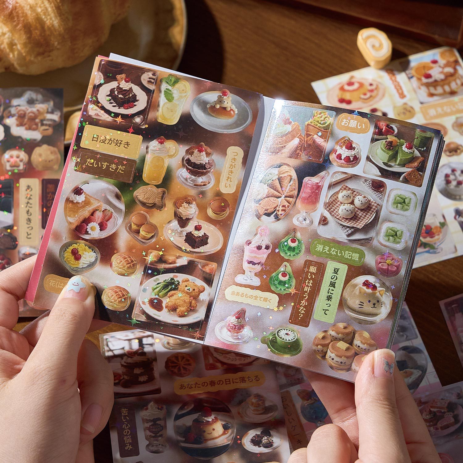 Japanese Snacks - 30-stronicowy album na naklejki w stylu