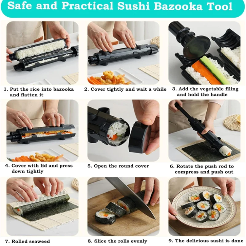 Zestaw do robienia sushi, bamb – Sushi Making Kit recenzja i cena