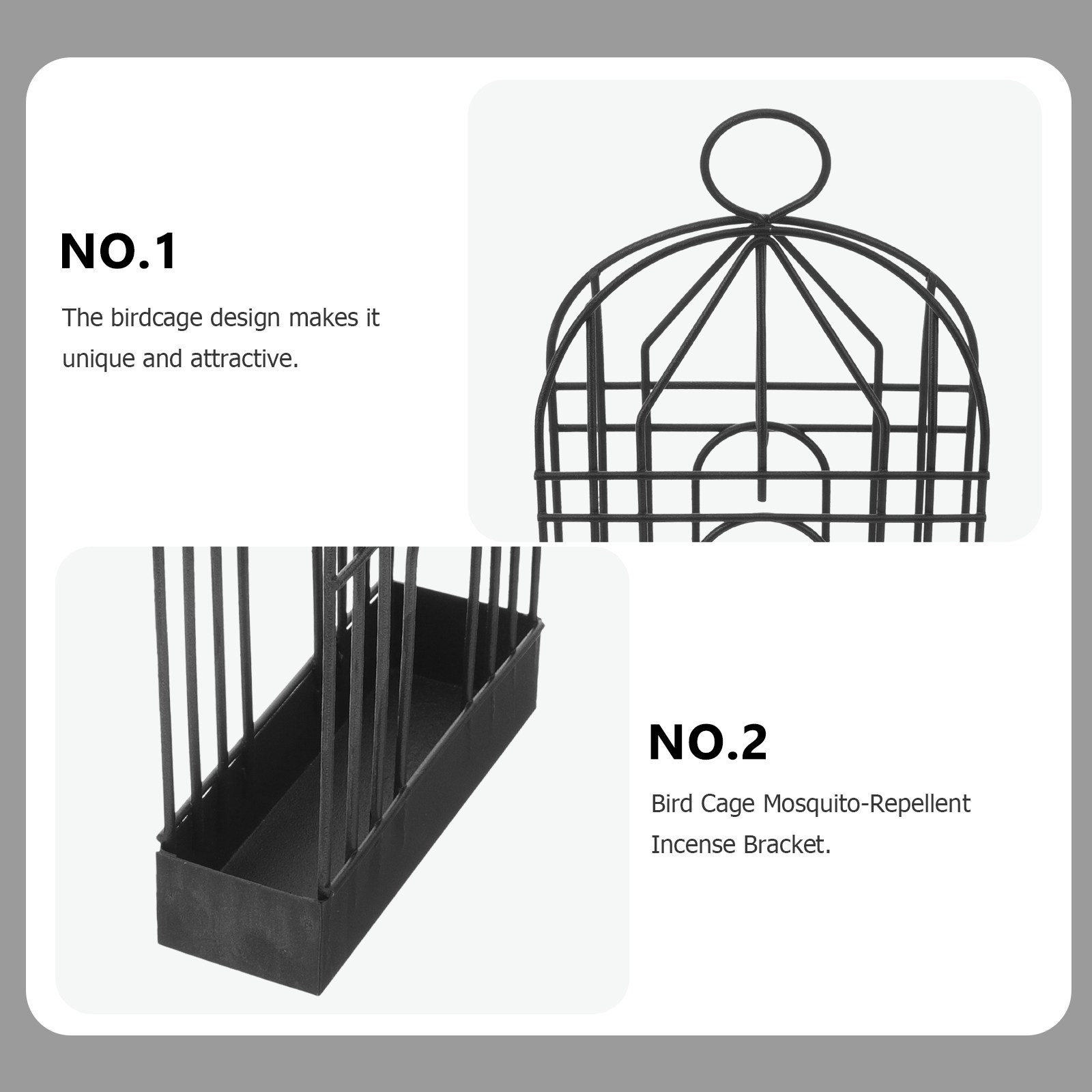 Czarny, retro, metalowy stojak – Incense Holder recenzja i cena