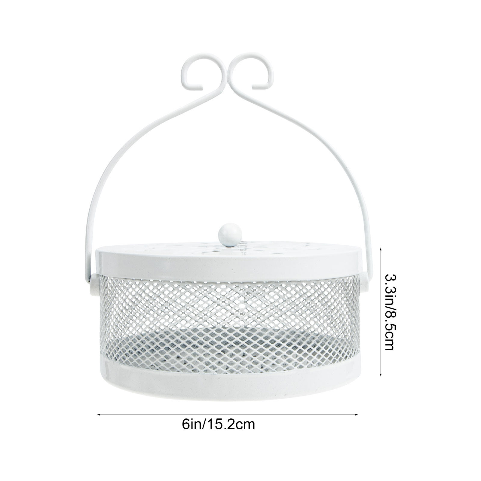 Pudełko z kutego metalu, białe – Incense Holder recenzja i cena
