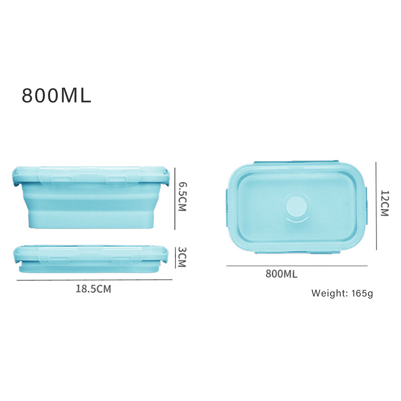 Silikonowy pojemnik na lunch,  – Bento Box recenzja i cena