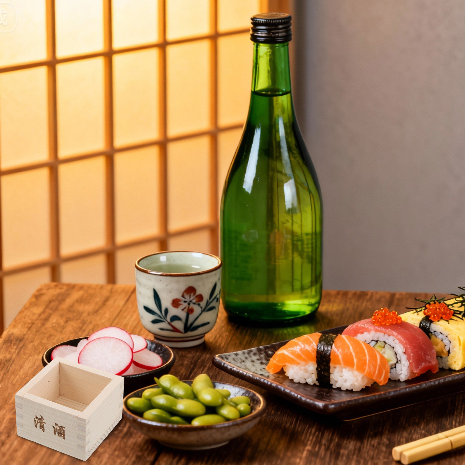 2 sztuki drewnianych pudełek n – Japanese Restaurant Lifestyle recenzja i cena