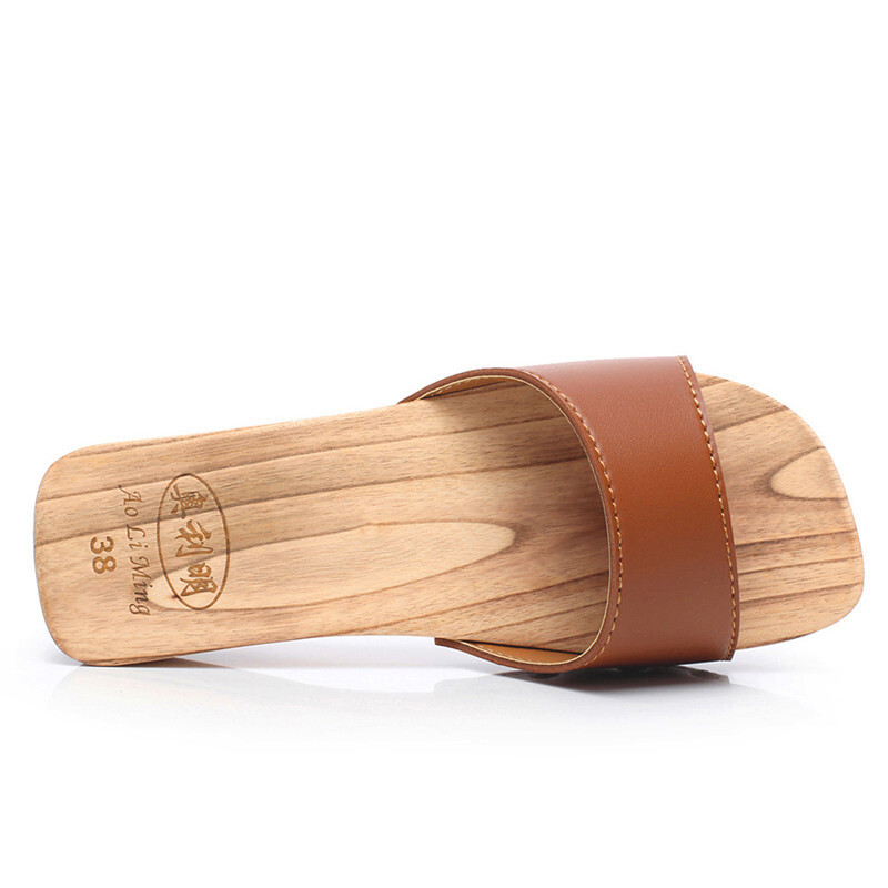 Damskie drewniane kapcie letni – Geta Wooden Sandal recenzja i cena