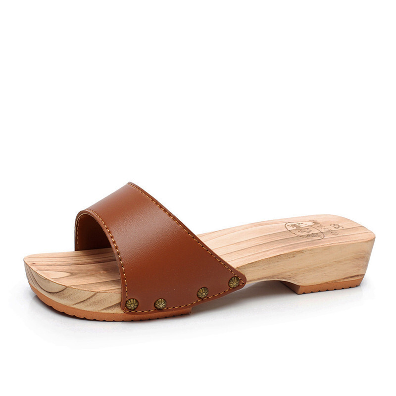 Damskie drewniane kapcie letni – Geta Wooden Sandal recenzja i cena