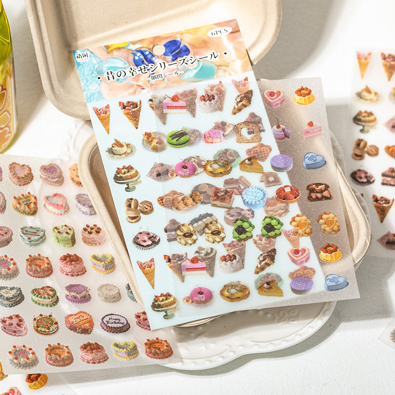 6 arkuszy śliczne ciasto przek – Japanese Snacks recenzja i cena